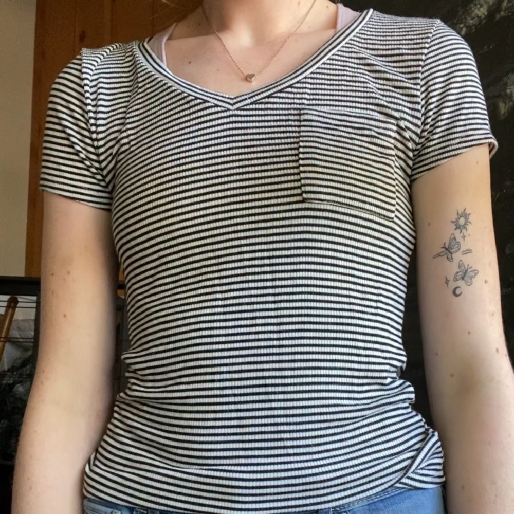 cute striped tee